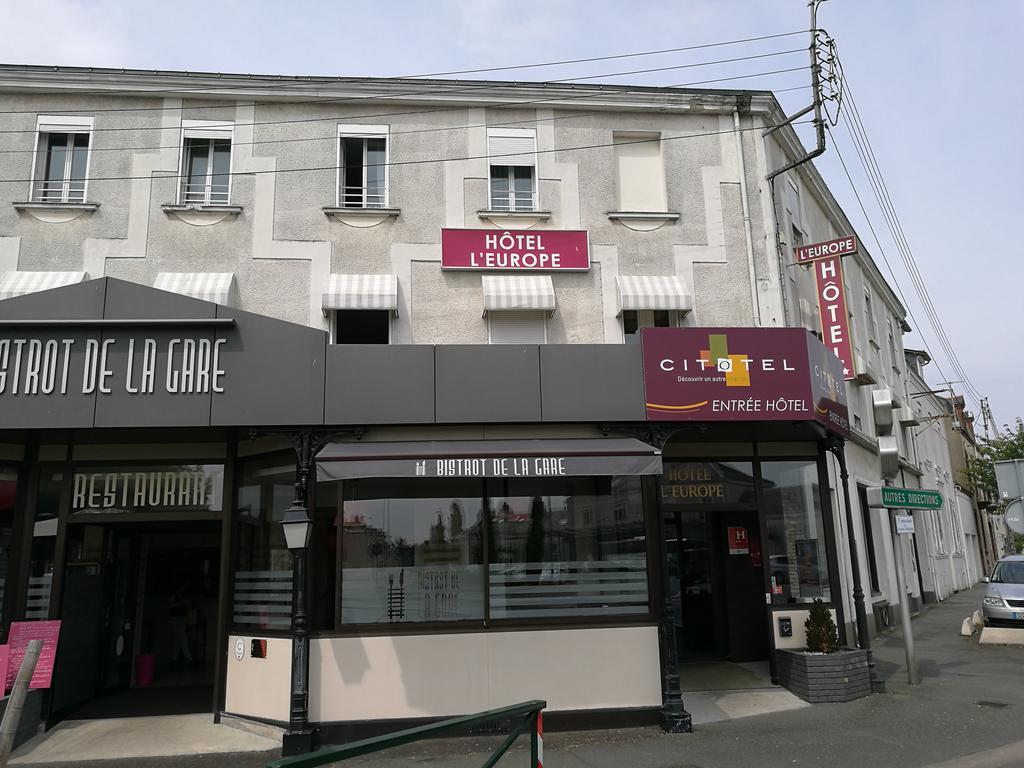 Cit'Hotel L'Europe - Cholet Gare Exterior foto